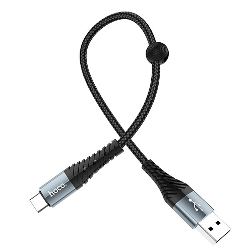 USB Кабель Type-C, HOCO, X38, 25см, черный
