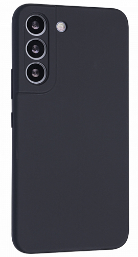 Чехол силиконовый для Samsung Galaxy S22, с защитой камеры и без, микс, черный