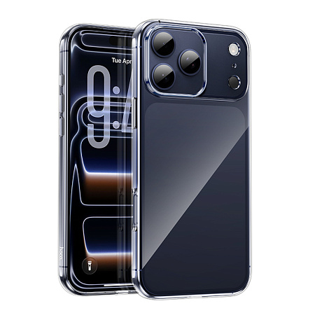 Чехол силиконовый для iPhone 17 Pro Max, Light series TPU, HOCO, прозрачный