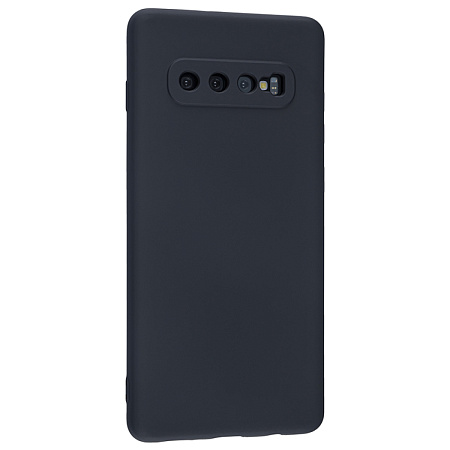 Чехол силиконовый для Samsung SM-G975, Galaxy S10 Plus, good quality, микс, X-CASE, черный