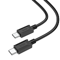 Кабель Type-C на Type-C, HOCO, X73, 1м, 60W, черный