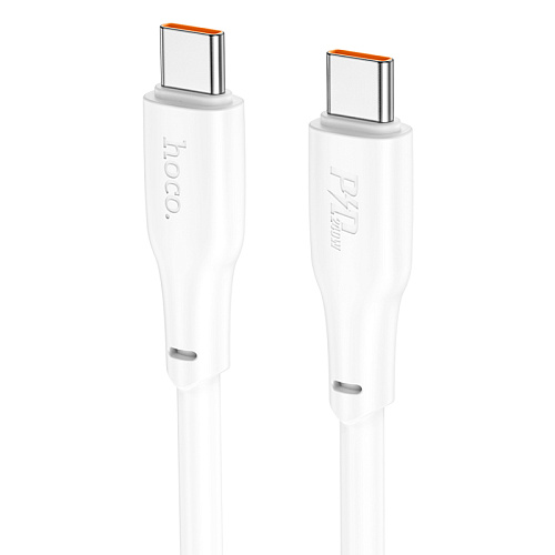 Кабель Type-C на Type-C, HOCO, X93, 1м, 240W, белый