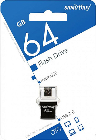 USB Flash Drive 64GB Smart Buy, OTG micro