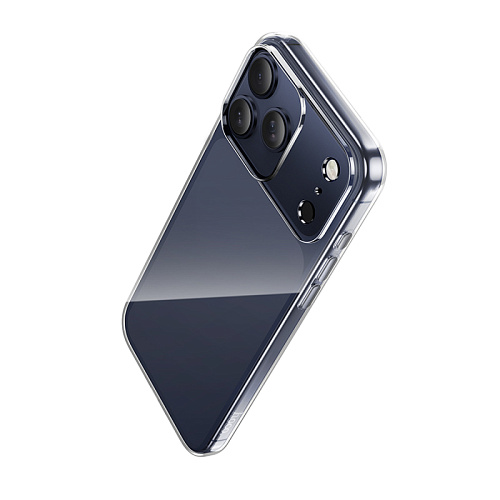 Чехол силиконовый для iPhone 17 Pro, Light series TPU, HOCO, прозрачный