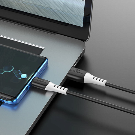 USB Кабель Type-C, HOCO, X82, силиконовый, 1м, черный
