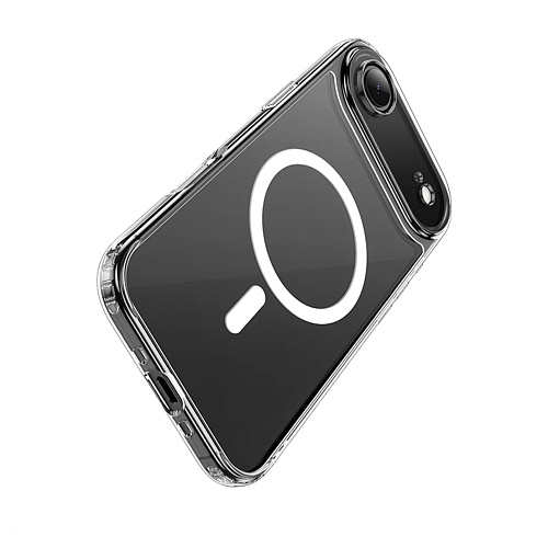 Чехол силиконовый для iPhone 17 Air, Магнитный (MagSafe), HOCO, прозрачный