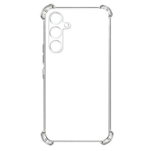 Чехол силиконовый для Samsung Galaxy A34 (5G), усиленные края, с защитой камеры, X-CASE, прозрачный