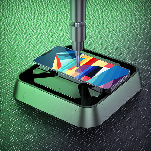 Защитное стекло для iPhone 15/16, G16, HOCO, Guardian shield series full-screen 5D large arc tempered glass, черное