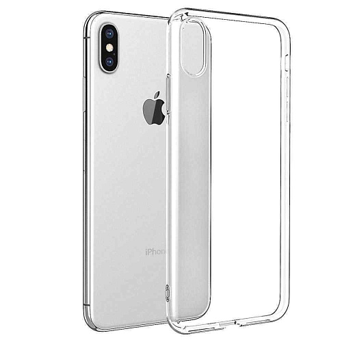 Чехол силиконовый для iPhone XS Max (6.5), X-CASE, прозрачный