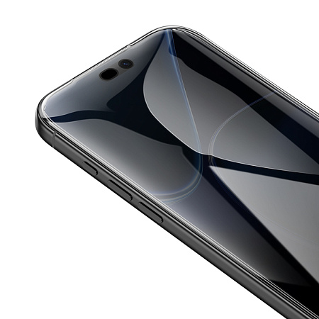 Защитное стекло для iPhone 18 Pro, G777 Plus, HOCO, anti-static, антишпион, черное