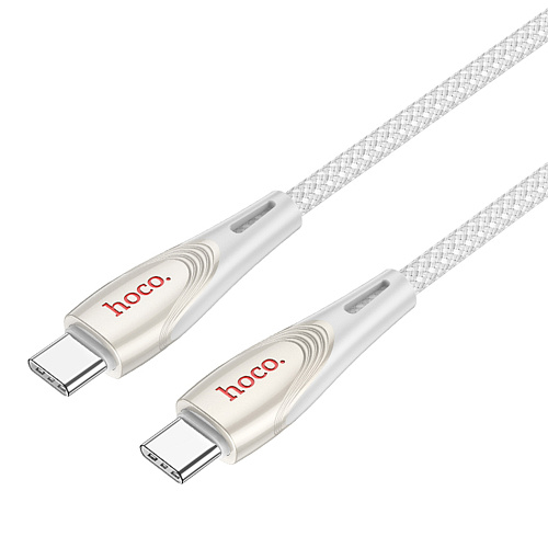Кабель Type-C на Type-C, HOCO, U133, 60W, 1.2м, серый