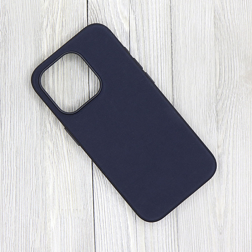 Чехол-накладка для iPhone 15 Pro Max, тканевый, магнитный (MagSafe), без лого, X-CASE, черный