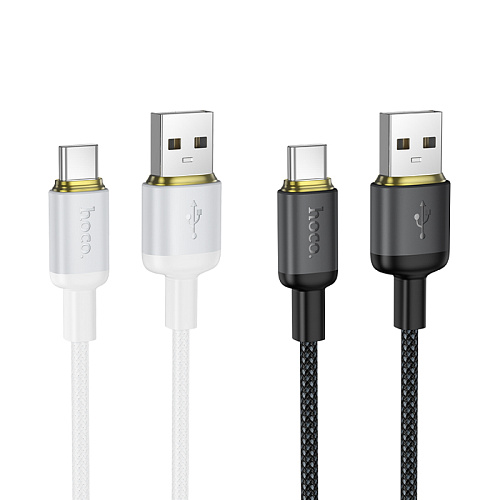 USB Кабель Type-C, HOCO, X128, 1м, черный
