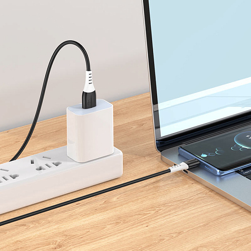 USB Кабель Type-C, HOCO, X82, силиконовый, 1м, черный