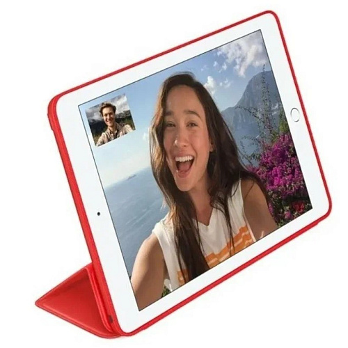 Чехол-книжка для iPad Air/iPad 9.7 (2017)/iPad 9.7 (2018) Smart Case, полиуретан, без лого, красный