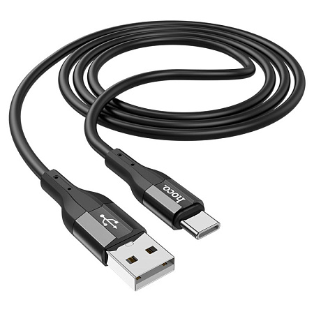 USB Кабель Type-C, HOCO, X72, силиконовый, 1м, черный