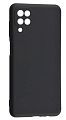 Чехол силиконовый для Samsung Galaxy A12/(4G/5G)/M12/F12, с защитой камеры, X-CASE, черный