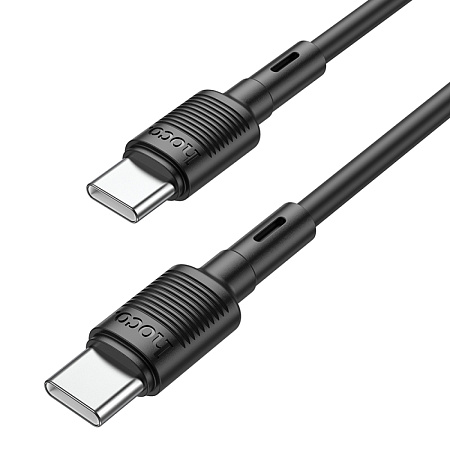 Кабель Type-C на Type-C, HOCO, X83, 1м, 60W, черный