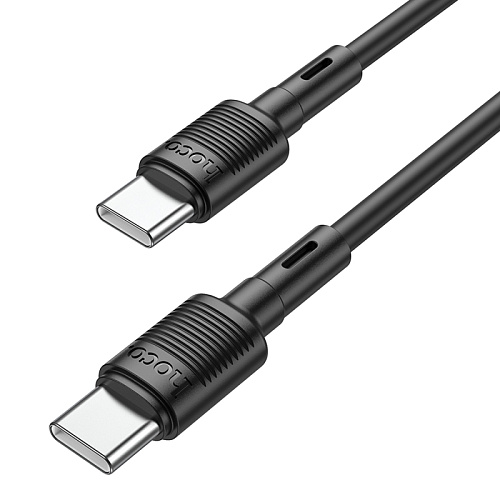 Кабель Type-C на Type-C, HOCO, X83, 1м, 60W, черный