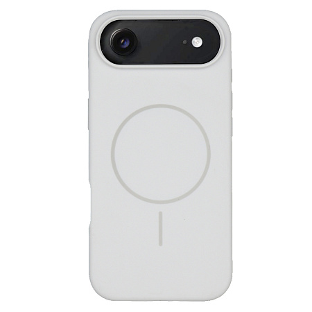 Чехол-накладка для iPhone 17 Air, Silicon Case, магнитный (MagSafe), без лого, X-CASE, белый