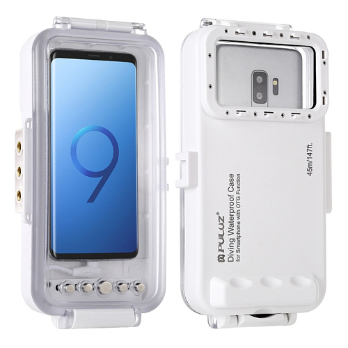 Чехол для дайвинга для IPhone 16, 16E, 16 Pro, 15, 15 Pro и Android с разъемом Type-C, 45 м погружение, PULUZ