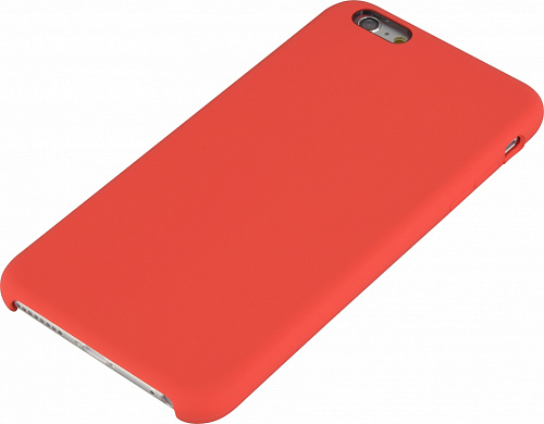 Чехол - накладка для iPhone 6 Plus/6S Plus, Silicon Case, красный (5)