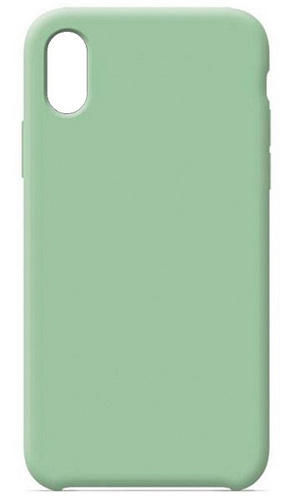Чехол - накладка для iPhone XR, Silicon Case, светло-зелёный