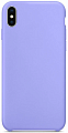 Чехол-накладка для iPhone X/XS, Silicon Case, сиреневый
