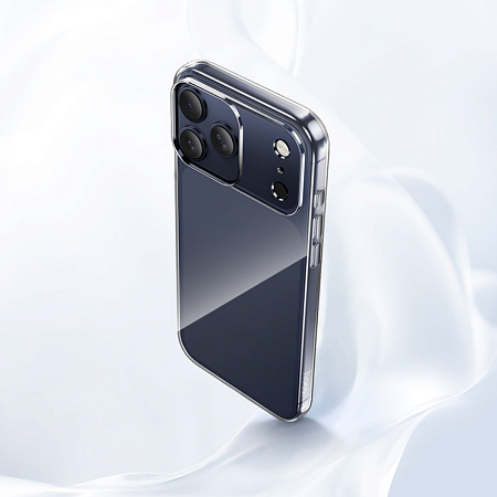 Чехол силиконовый для iPhone 17 Pro Max, Light series TPU, HOCO, прозрачный