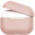 Чехол силиконовый для Airpods Pro/Pro 2, X-CASE, розовый песок