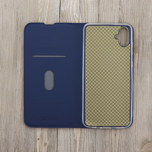 Чехол-книжка для Samsung Galaxy A05, X-CASE, боковой, синий