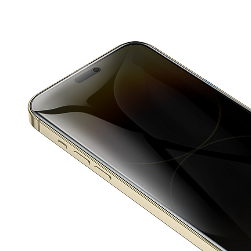 Защитное стекло для iPhone 14 Pro Max, G777 Plus, HOCO, anti-static, антишпион, черное