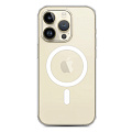 Чехол силиконовый для iPhone 14 Pro (6.1), Магнитный (MagSafe), X-CASE, прозрачный