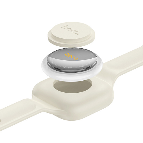 Устройство для поиска вещей E91E, синхронизация с IOS, Носо, белый с розовым браслетом на руку