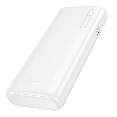 Универсальный Доп. Аккумулятор 10000mAh, J158A, HOCO, выход: 2 USB: 5V/2, белый