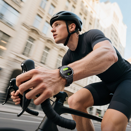 Умные часы Y37 Smart watch Hoco с поддержкой звонков и GPS, черные