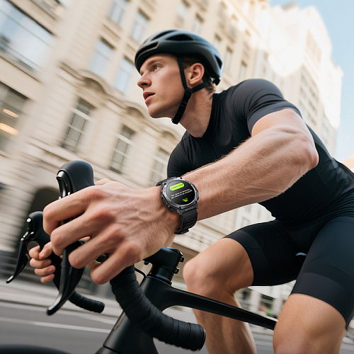 Умные часы Y37 Smart watch Hoco с поддержкой звонков и GPS, черные