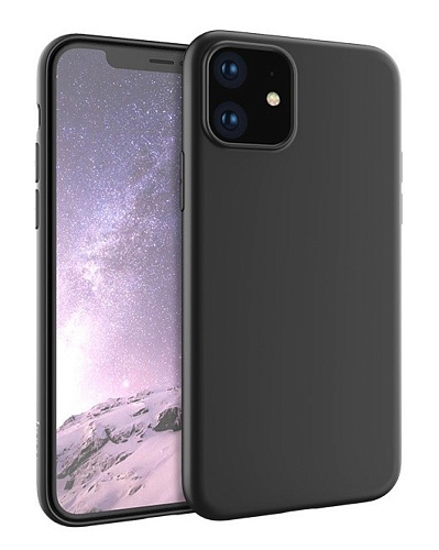 Чехол силиконовый для iPhone 11 (6.1), X-CASE, черный