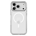 Чехол силиконовый для iPhone 17 Pro Max, Магнитный (MagSafe), X-CASE, прозрачный