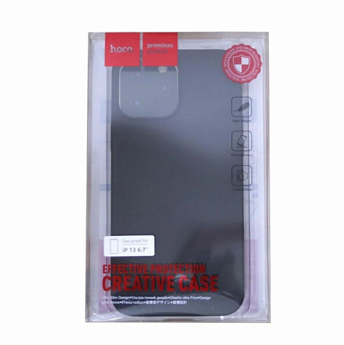 Чехол силиконовый для iPhone 13 Pro Max (6.7), Fascination series, HOCO, черный