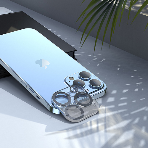 Защитное стекло на iPhone 13 Pro (6.1)/13 Pro Max (6.7) G13, HOCO, на заднюю камеру, черное