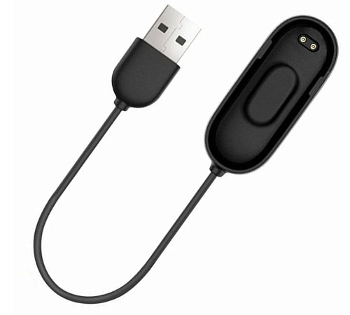 USB кабель для Xiaomi Mi Band 4, черный