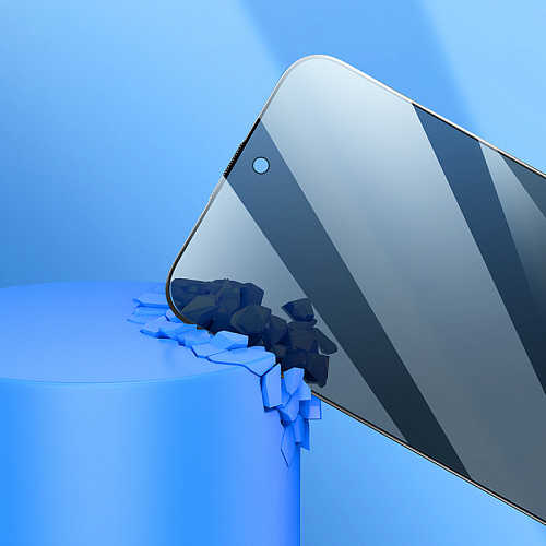 Защитное стекло для iPhone 15/16, A777 Plus, HOCO, антишпионское, черное