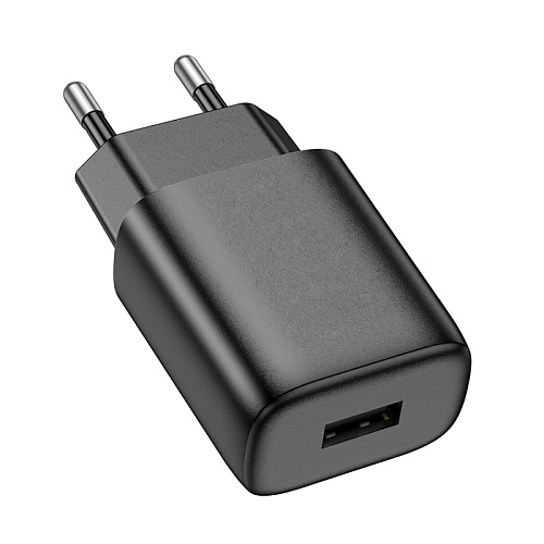 Сетевое зарядное устройство, 1 USB 2.4A (C134A), HOCO, черный