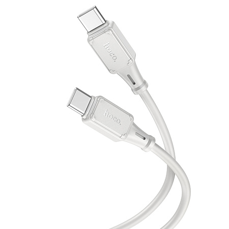 Кабель Type-C на Type-C, HOCO, X101, 1м, 60W, серый