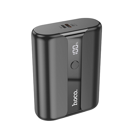 Универсальный Доп. Аккумулятор 10000mAh, Q3 Pro, HOCO, выход: 1 USB (22.5W)+PD (20W), черный