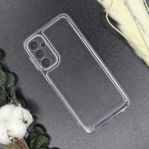 Чехол силиконовый для Samsung Galaxy A25 (5G), с защитой камеры, X-CASE, прозрачный
