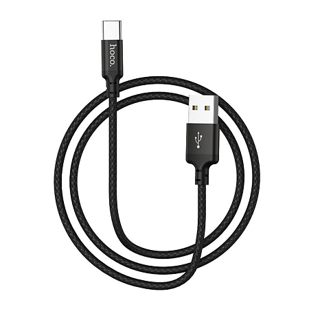 USB Кабель Type-C, HOCO, X14, колба, черный