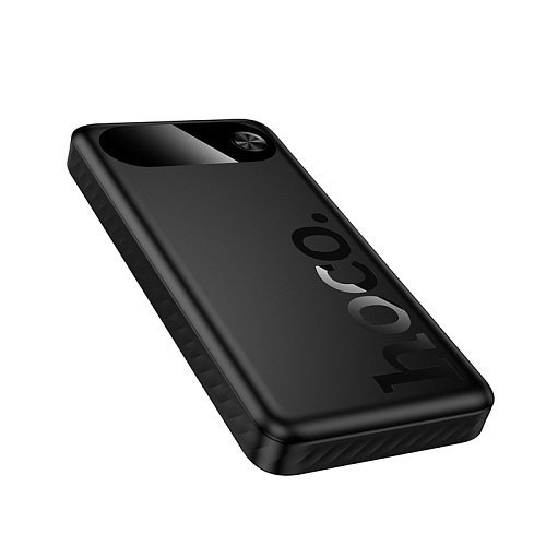 Универсальный Доп. Аккумулятор 10000mAh, J154, HOCO, выход: 2 USB (22.5), 1 PD (20W), черный