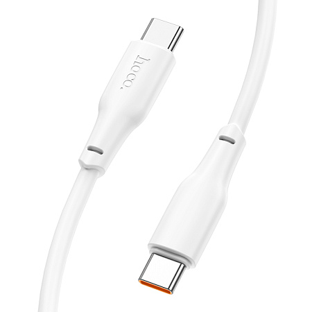 Кабель Type-C на Type-C, HOCO, X93, 1м, 100W, белый